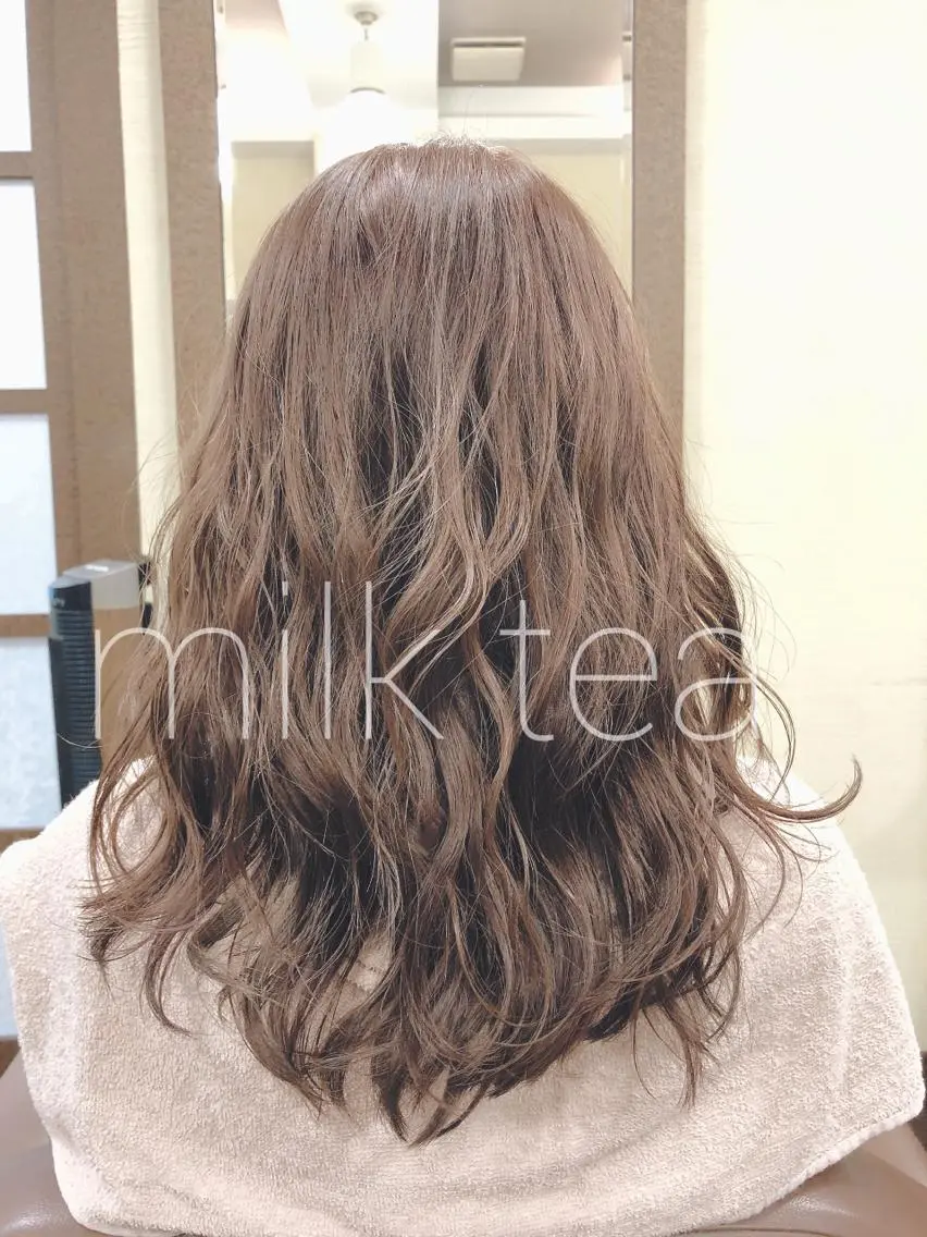 ロング カラー ブリーチ ブリーチなしカラー カット ヘアカラー 🌟東銀座マンツーマ ン🌟タカナシのヘアスタイル