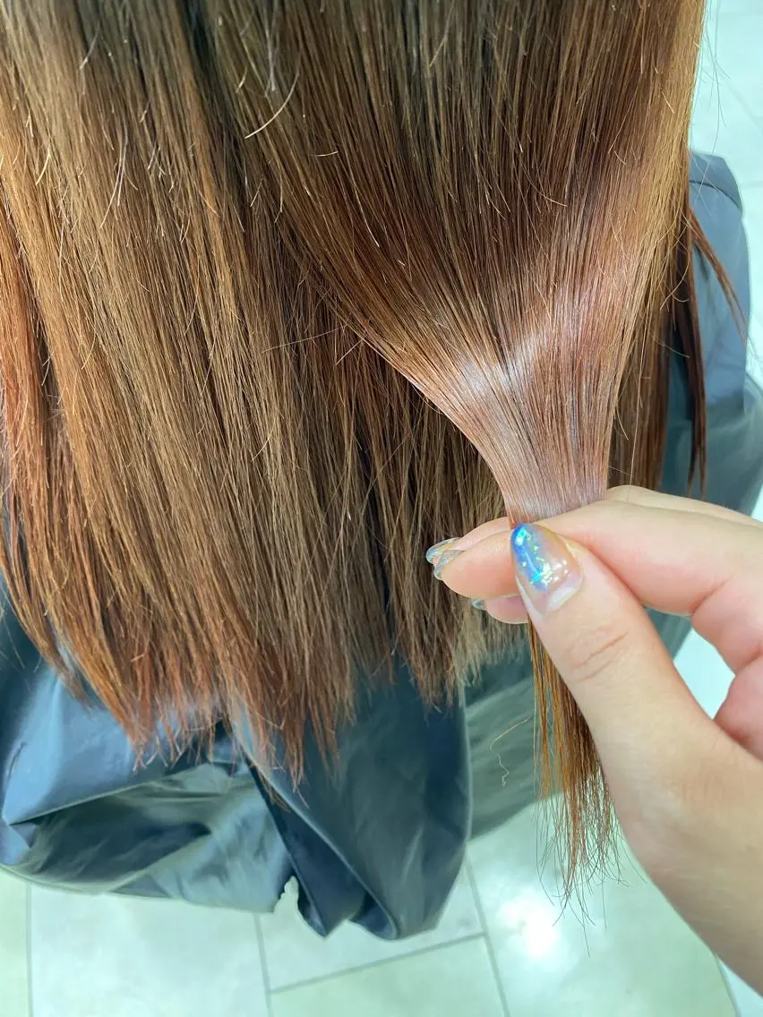 セミロング カラー ヘアアレンジ TSUNA 🌙 Lim 五反田のマツエク・マツパデザイン