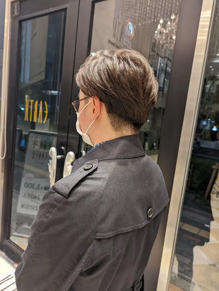 ショート メンズ ヘアカラー ヘッドスパ ヘアセット  知念　香トータル ビューティー🌷のヘアスタイル