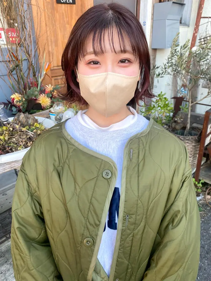 ミディアム ヘアカラー YUIMARL岡山店 MIRAIのヘアスタイル