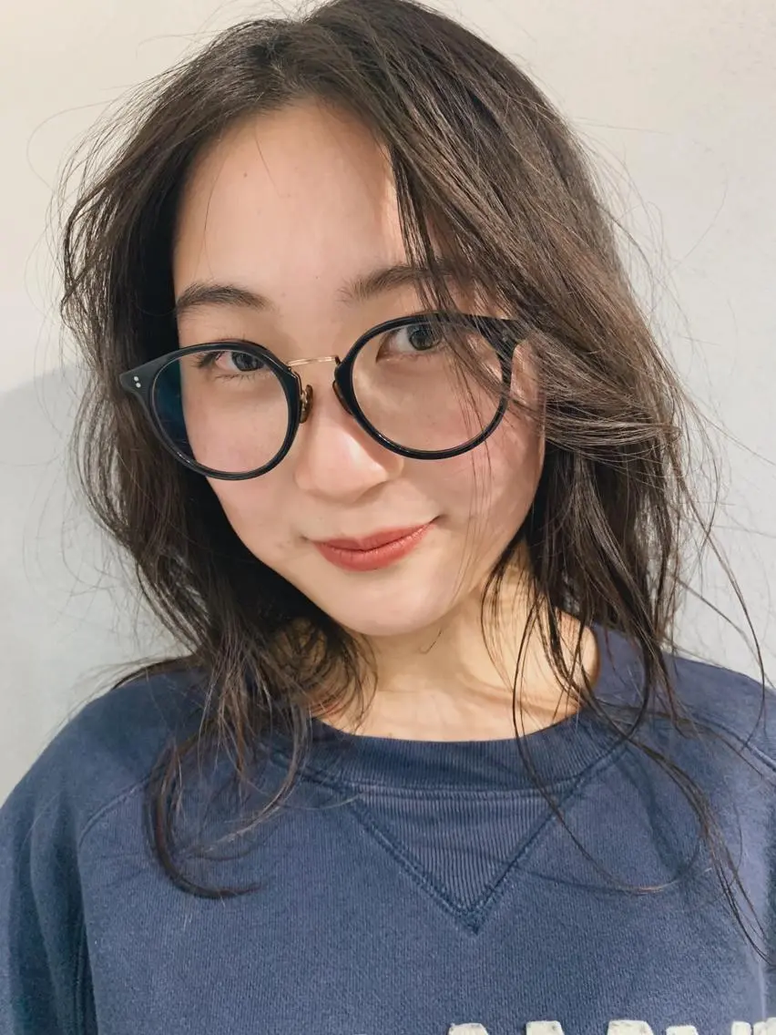 ロング カラー ヘアアレンジ ボブパーマコテ巻き風 パーマNo1深江秀平のヘアスタイル