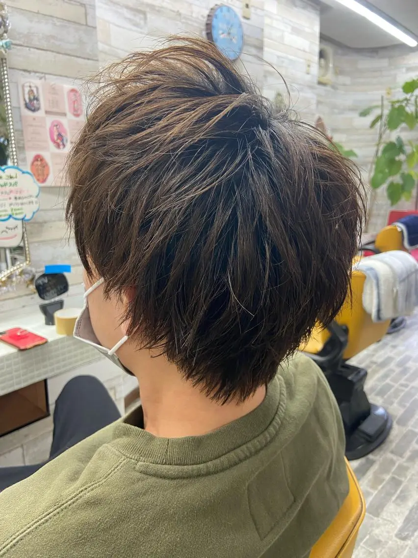 ショート メンズ カット 大坪 拓斗のヘアスタイル