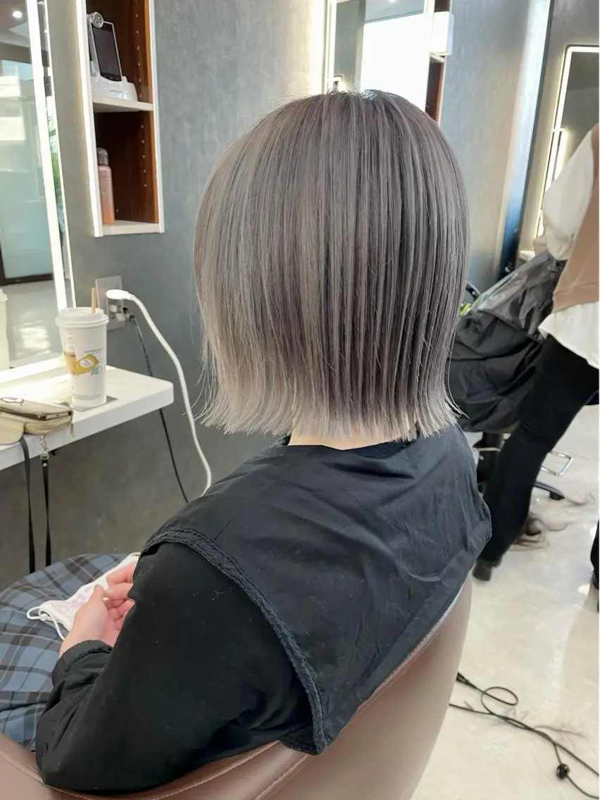 ショート カラー ショート×ブリーチ Lyuca/yujiのヘアスタイル