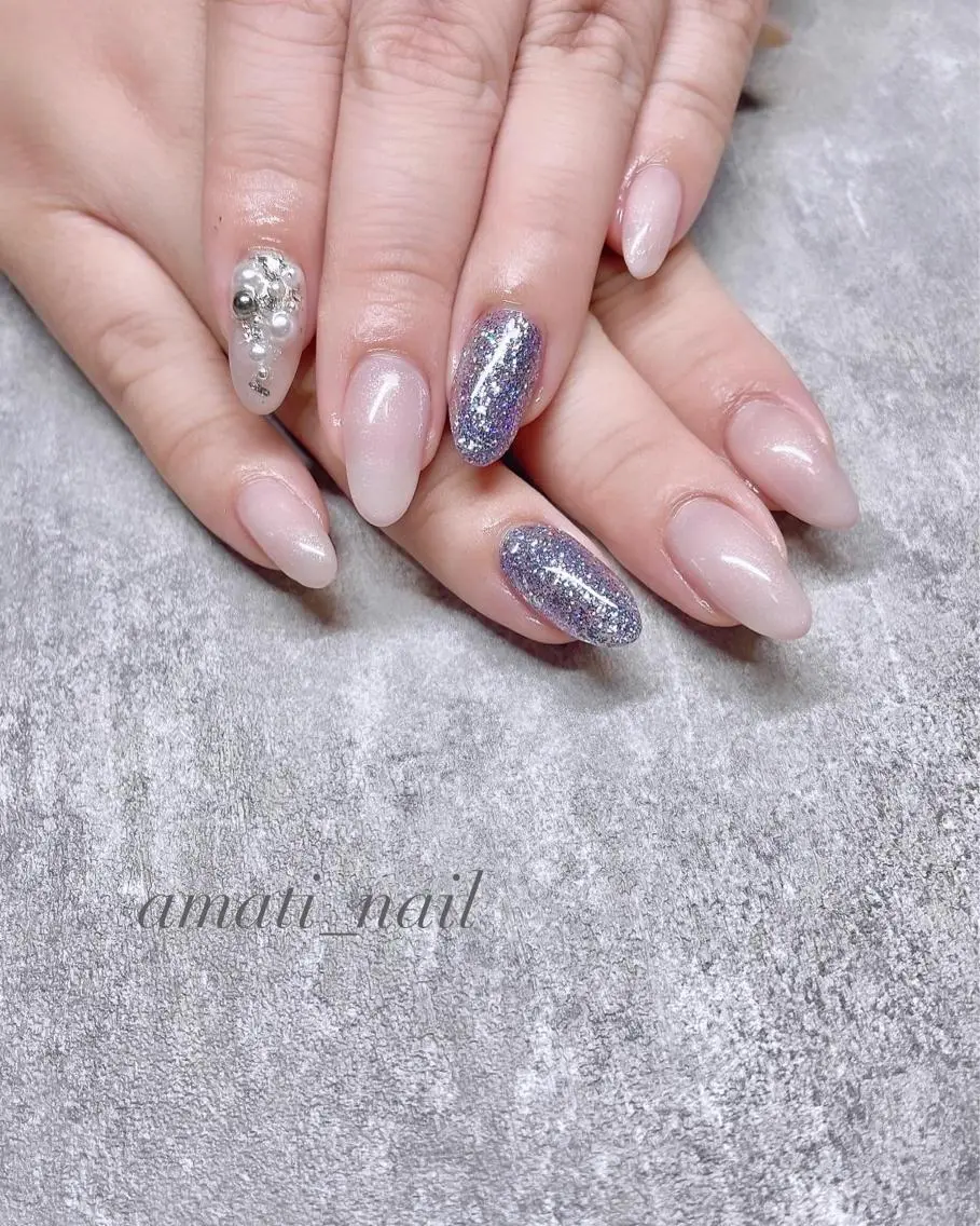ネイル アニマル柄 マグネットネイル ミラーネイル ニュアンスネイル ワンカラーネイル ハンドネイル amati_nail TAKAKOのネイルデザイン