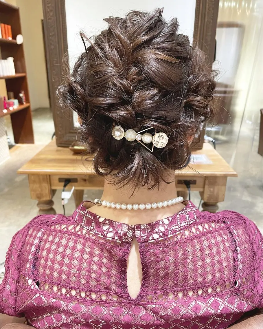 ヘアアレンジ ヘアセット 空きあり💛 miho  大国町のヘアスタイル