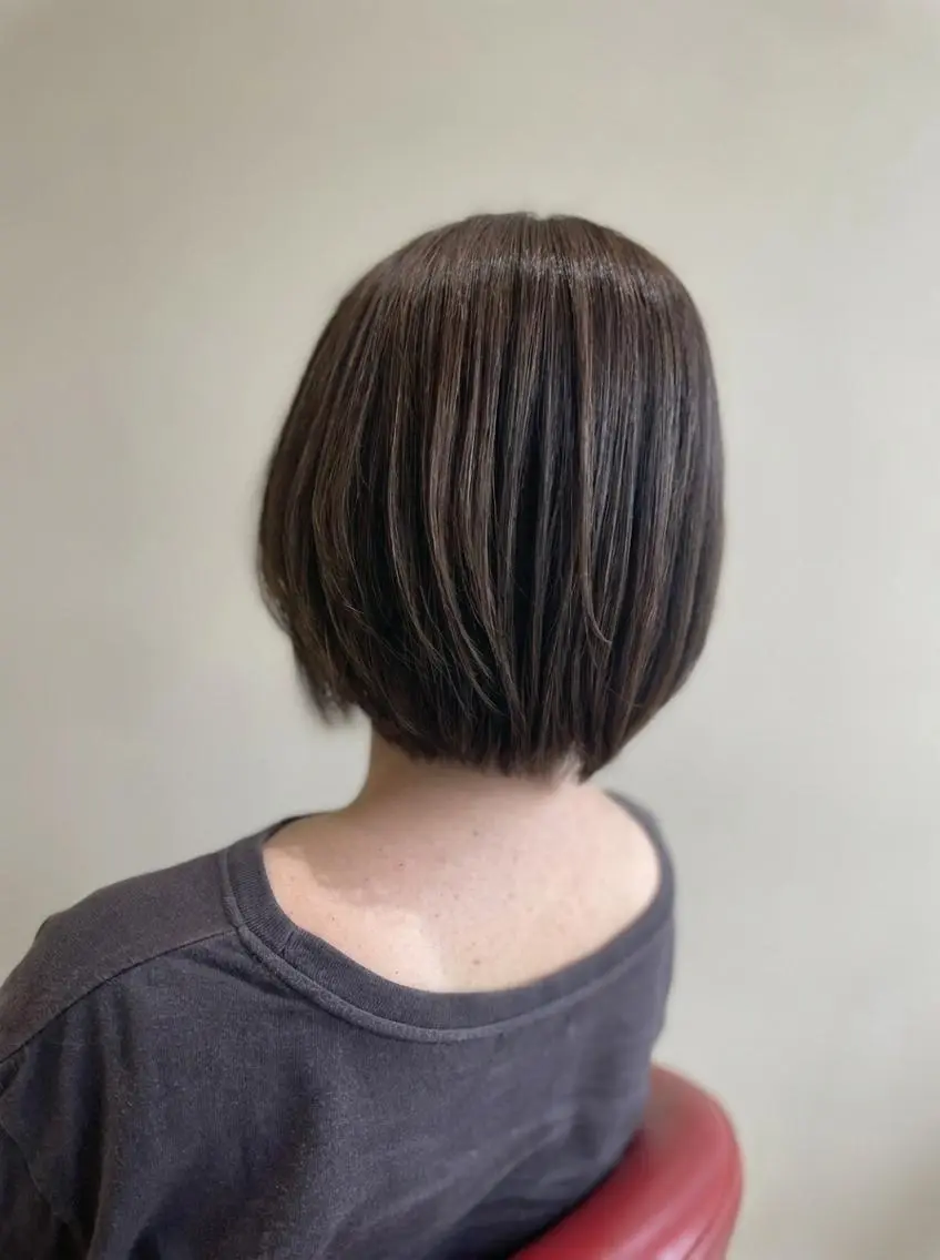 ショート カラー ショートボブ 透明感カラー ボブ ショートヘア カット ヘアカラー 桂嵩太|白髪ぼかし ・艶髪矯正のヘアスタイル
