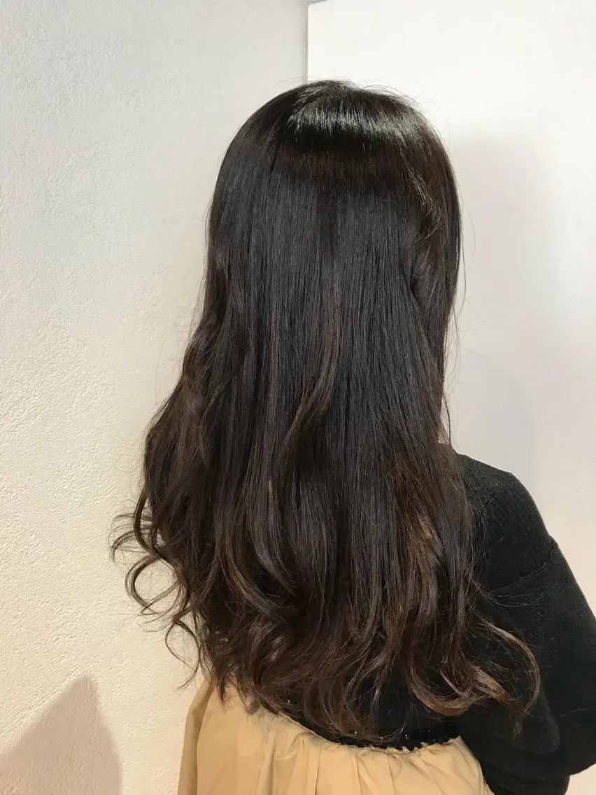 ロング カラー アッシュ 透明感カラー ラベンダーカラー ラベンダーアッシュ ロング ヘアカラー トリートメント デザインカラー🌈 高木リョウのヘアスタイル