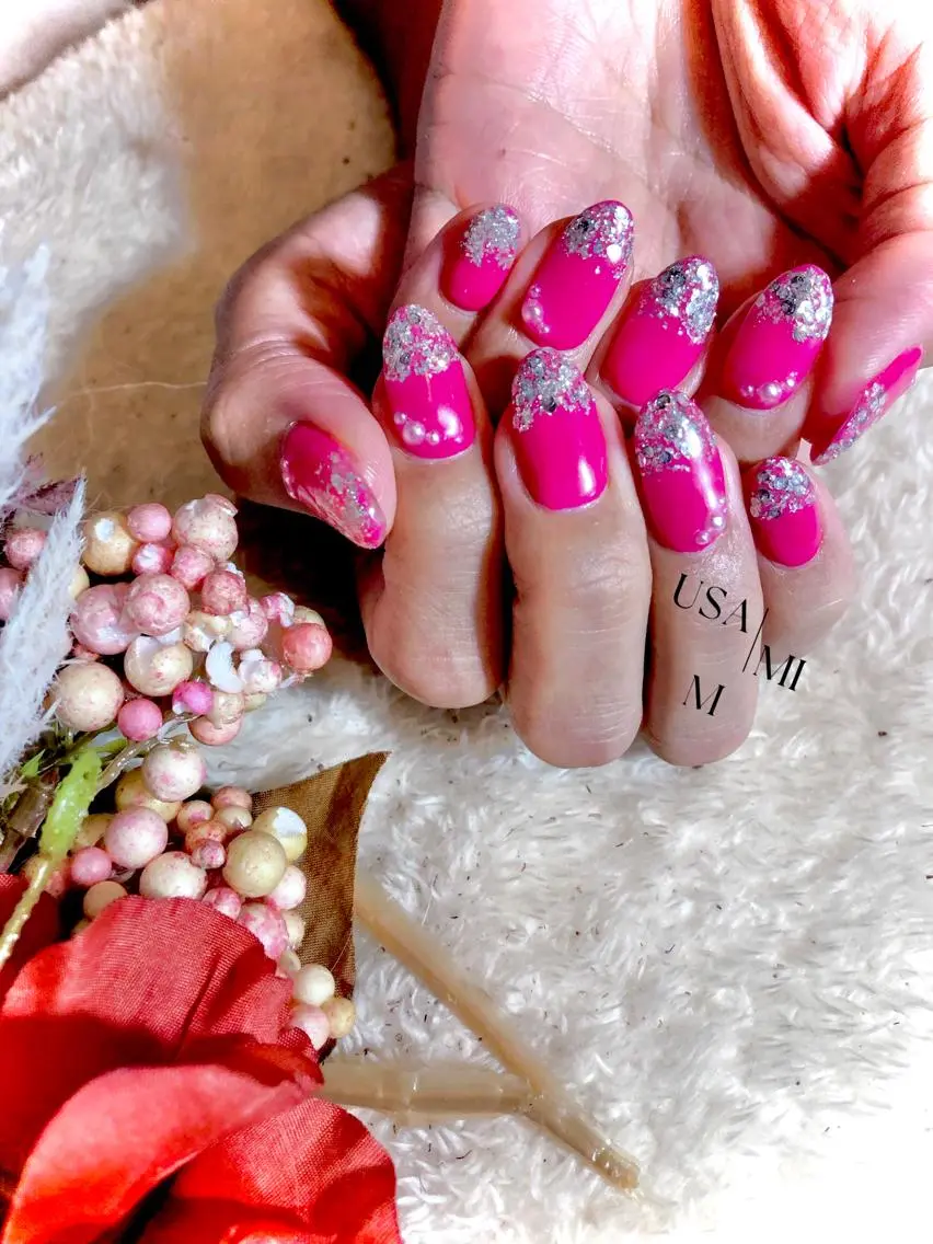 ネイル ハンドネイル USAMiMi 🐰💕のネイルデザイン