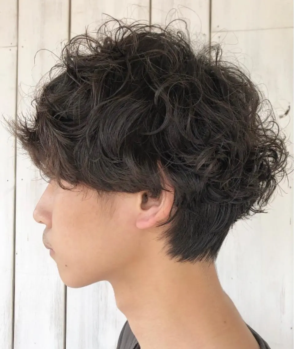 パーマ メンズ メンズパーマ 髪質改善 コレマツのヘアスタイル