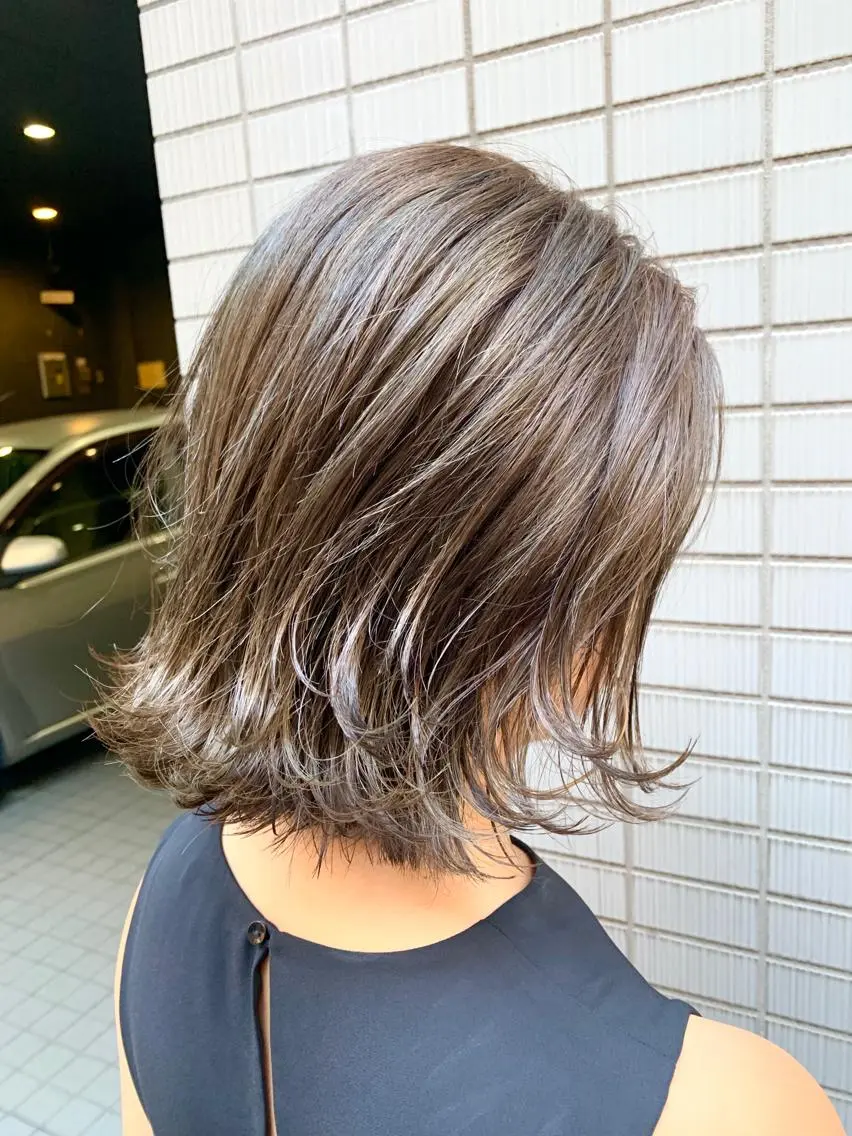 ショート カラー ヘアカラー トリートメント 酸性ストレート/ブリ ーチなし/中村 匠のヘアスタイル