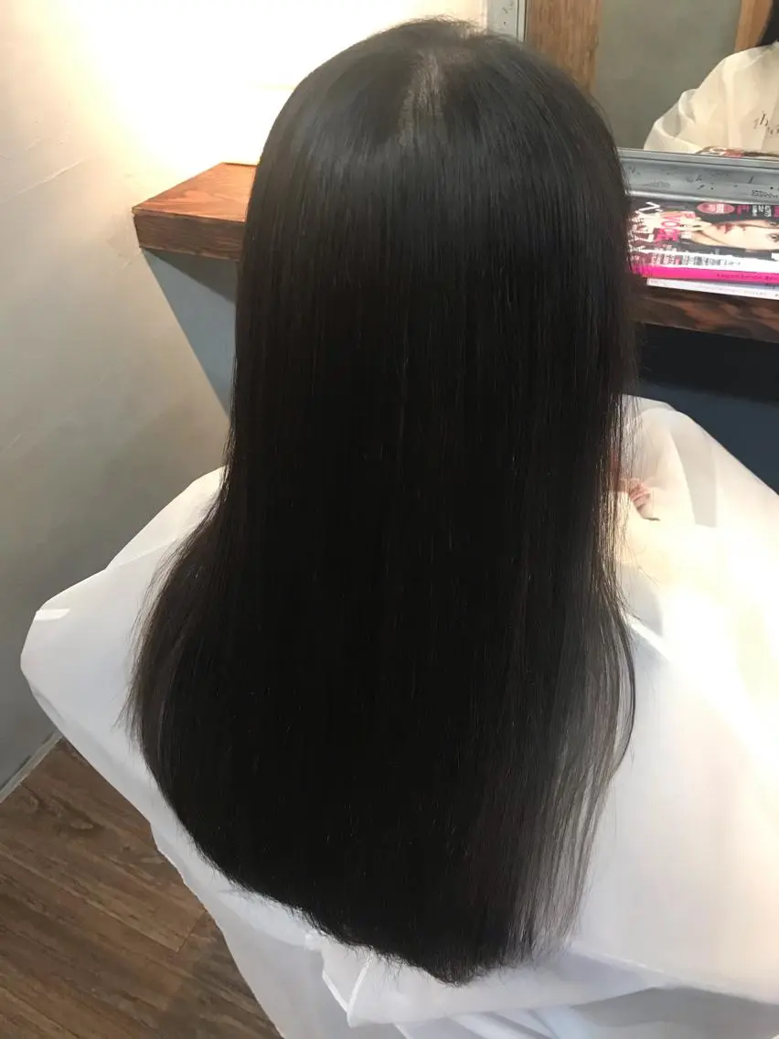 ロング カット 縮毛矯正 トリートメント ヘアセット ✨上村 潤平✨メンズヘア✨のヘアスタイル