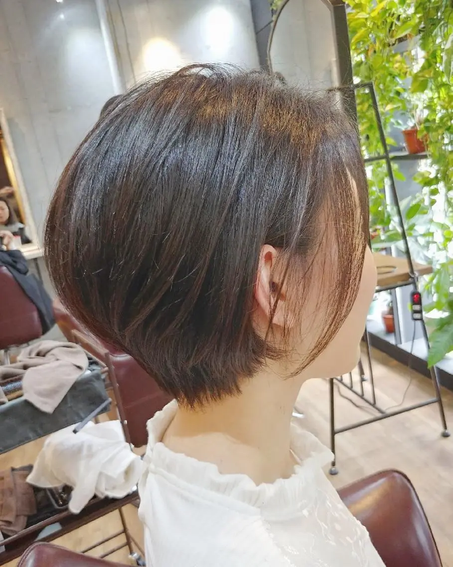 ショート カラー パーマ ヘアアレンジ 6月オープン♪豊見城 Lodattu✁清水のヘアスタイル
