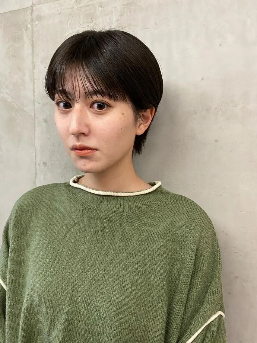 ショート カット SALTWATER AYARIのヘアスタイル