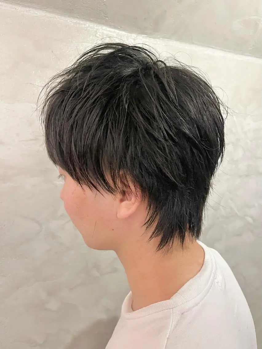 メンズ メンズウルフカット ウルフカット カット 透明感カラー/ ブリーチ無し/RYOのヘアスタイル