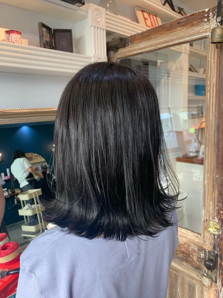 ミディアム カット ヘアカラー トリートメント ヘッドスパ ヘアセット 大宮/山口 竣也のヘアスタイル
