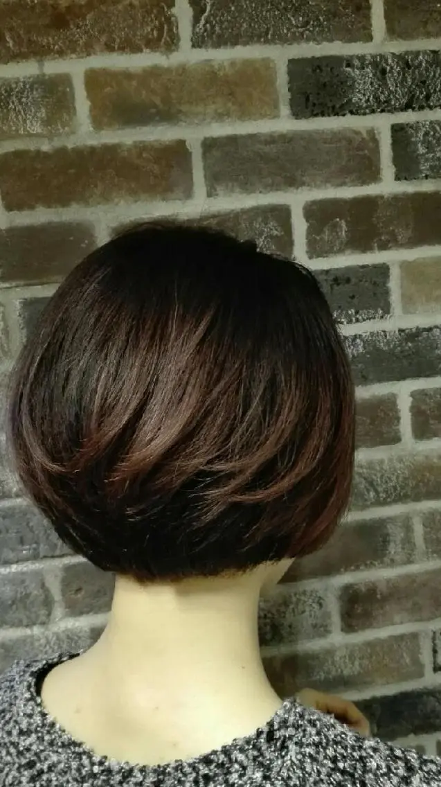 ショート ボブ 似合わせカット 小顔カット トリートメント MEGUMI megumiのヘアスタイル