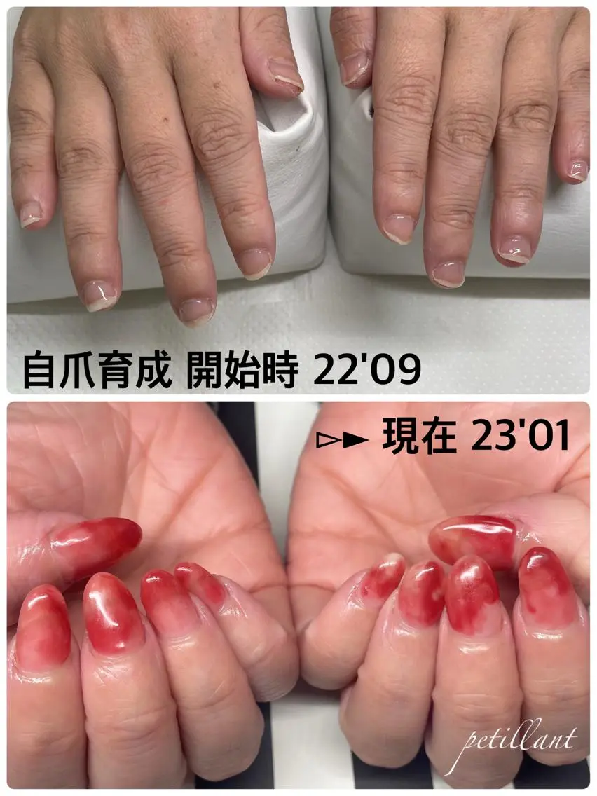 ネイル ジェルネイル ハンドネイル ハンドケア nail salon petillantのネイルデザイン