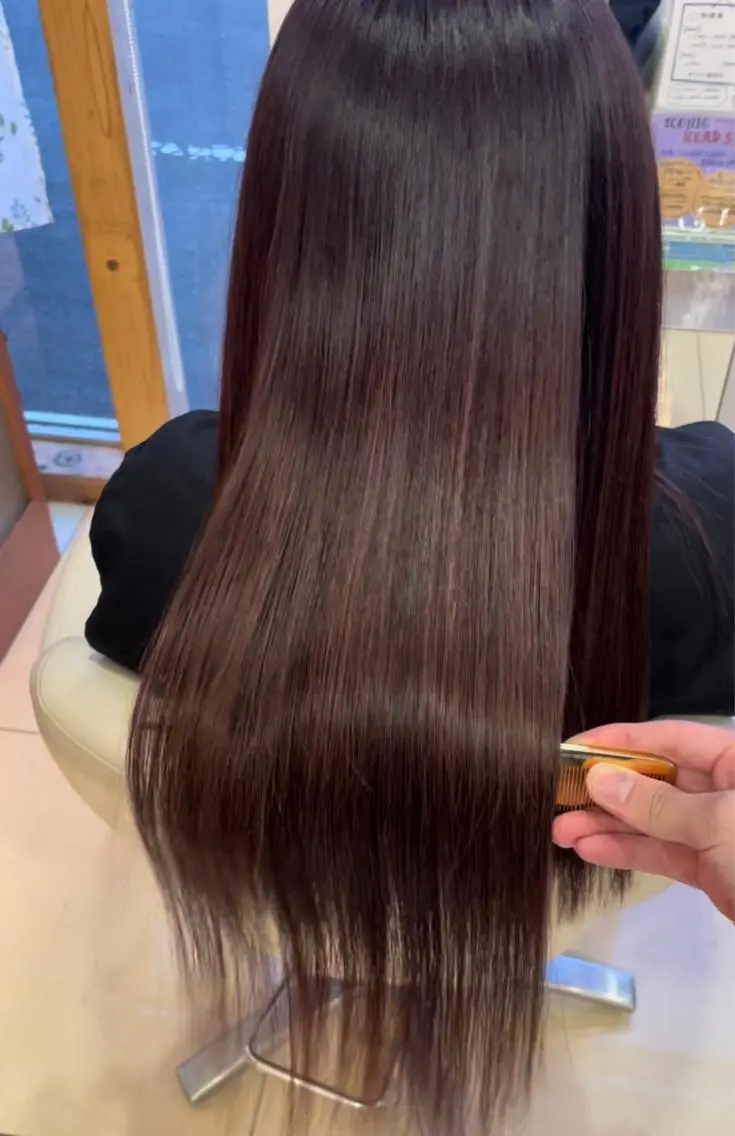 ロング カット ヘアカラー トリートメント 永井龍🫧金山🫧 徒歩1分🚶のヘアスタイル
