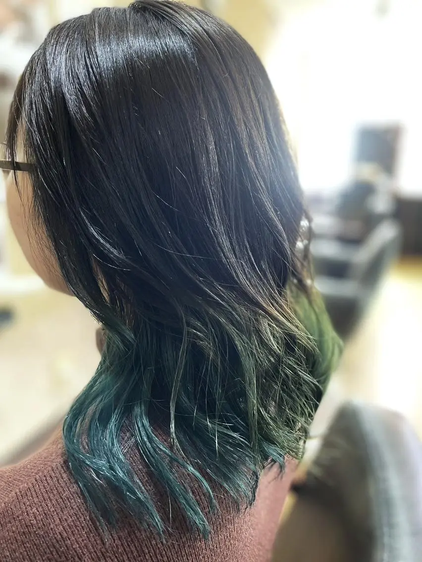 セミロング パピヨンロゼ 髪質改善/酸性のヘアスタイル