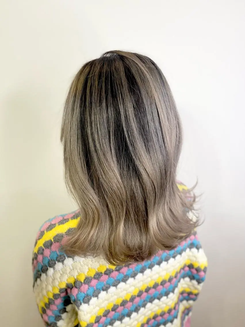 ミディアム カラー カット ヘアカラー トリートメント Luzir⭐︎ GEN⭐︎のヘアスタイル