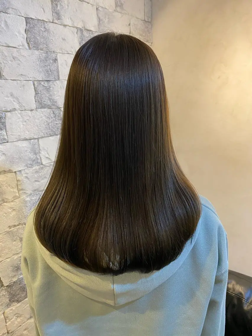ミディアム カラー ヘアアレンジ 髪質改善✨ 小田拓弥のヘアスタイル