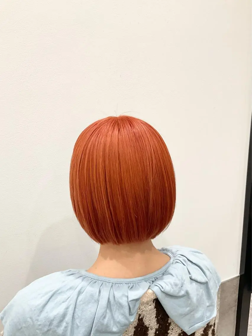 ショート ヘアカラー トリートメント ヘアセット yoshi ☆のヘアスタイル