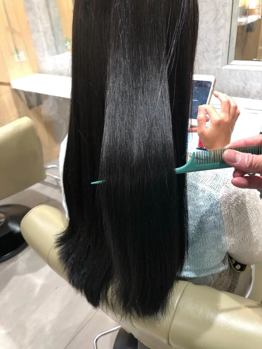 ロング カット 縮毛矯正 トリートメント 【髪質改善特化･ 福田航洋】のヘアスタイル