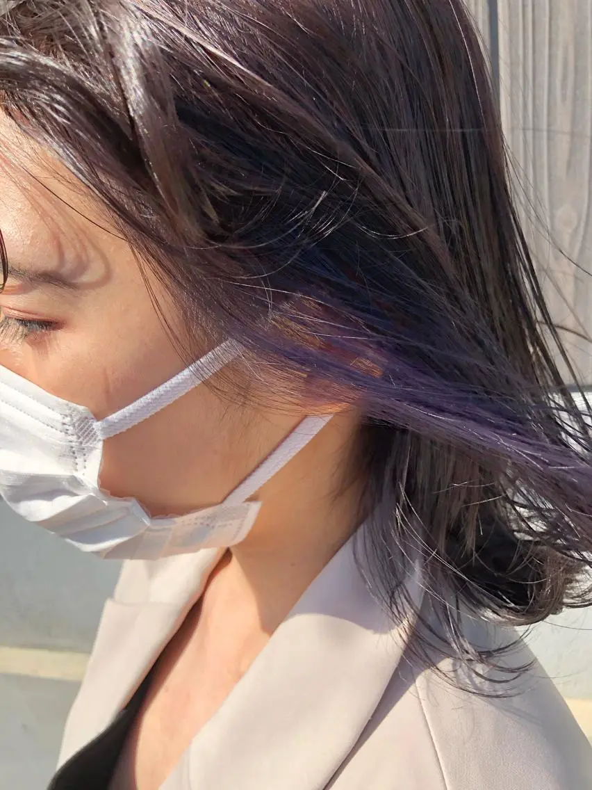 ミディアム カラー インナーカラー NAKAGAWA YUICHIのヘアスタイル