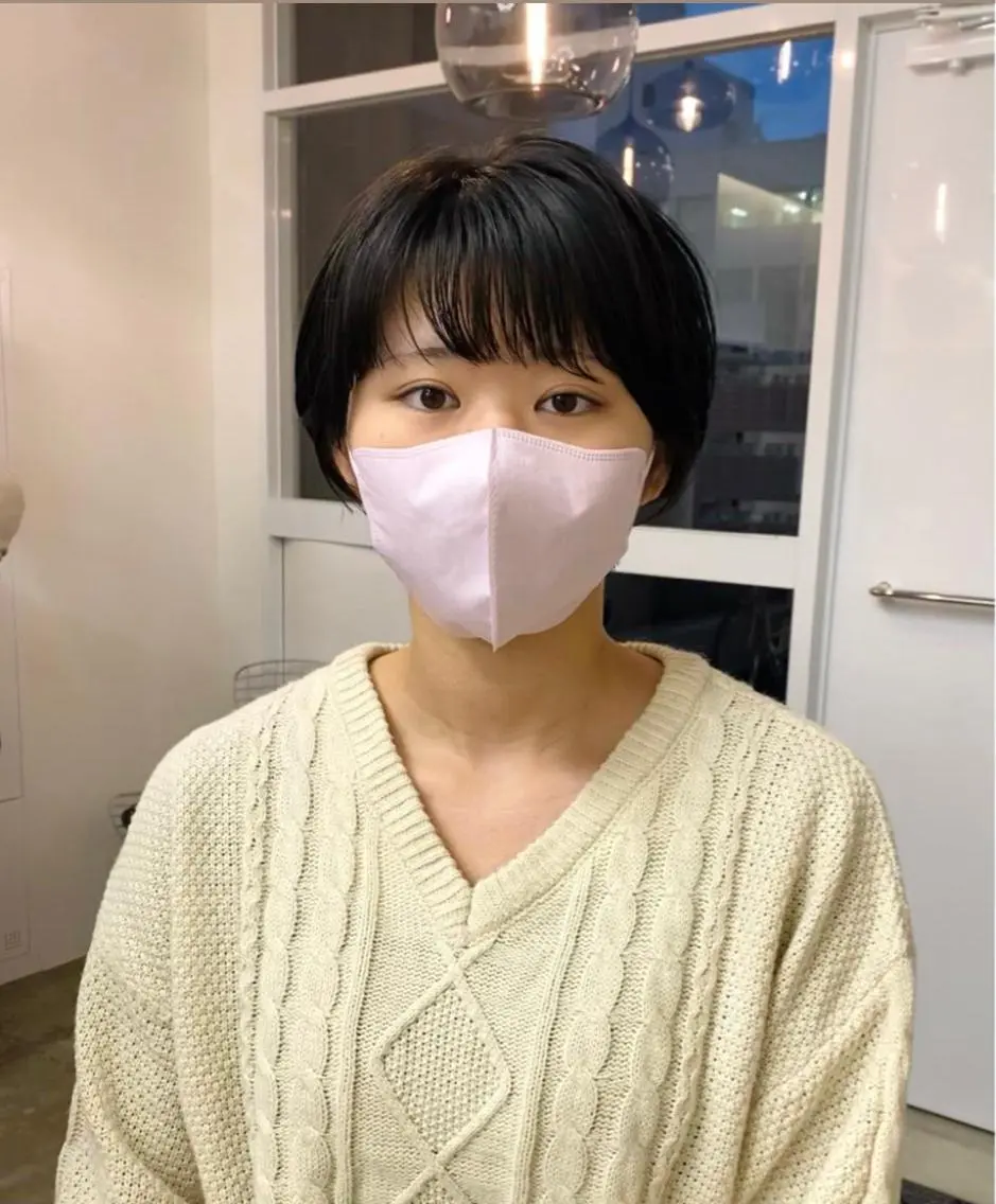 ショート ショートヘア サトウ リョウのヘアスタイル