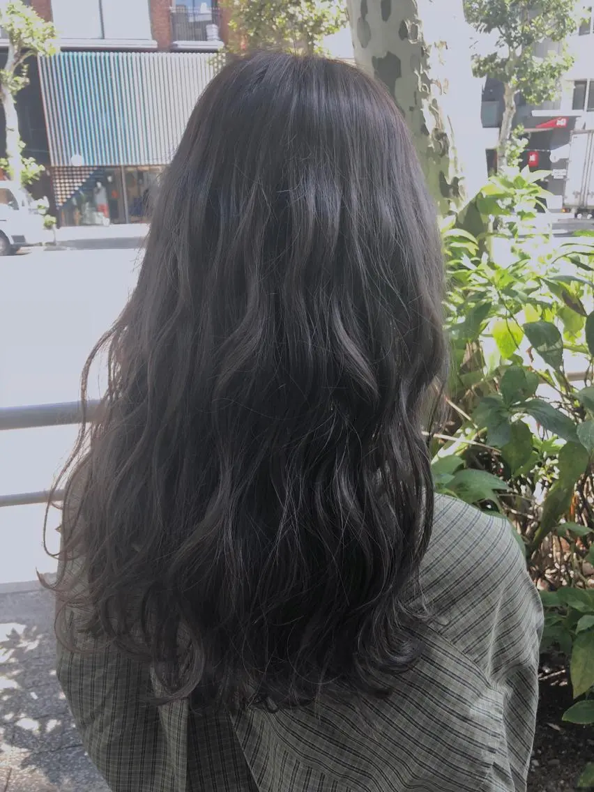 ロング カラー アッシュ カット ヘアカラー トリートメント ✨髪質改善縮毛矯正✨ 宇田川修平のヘアスタイル
