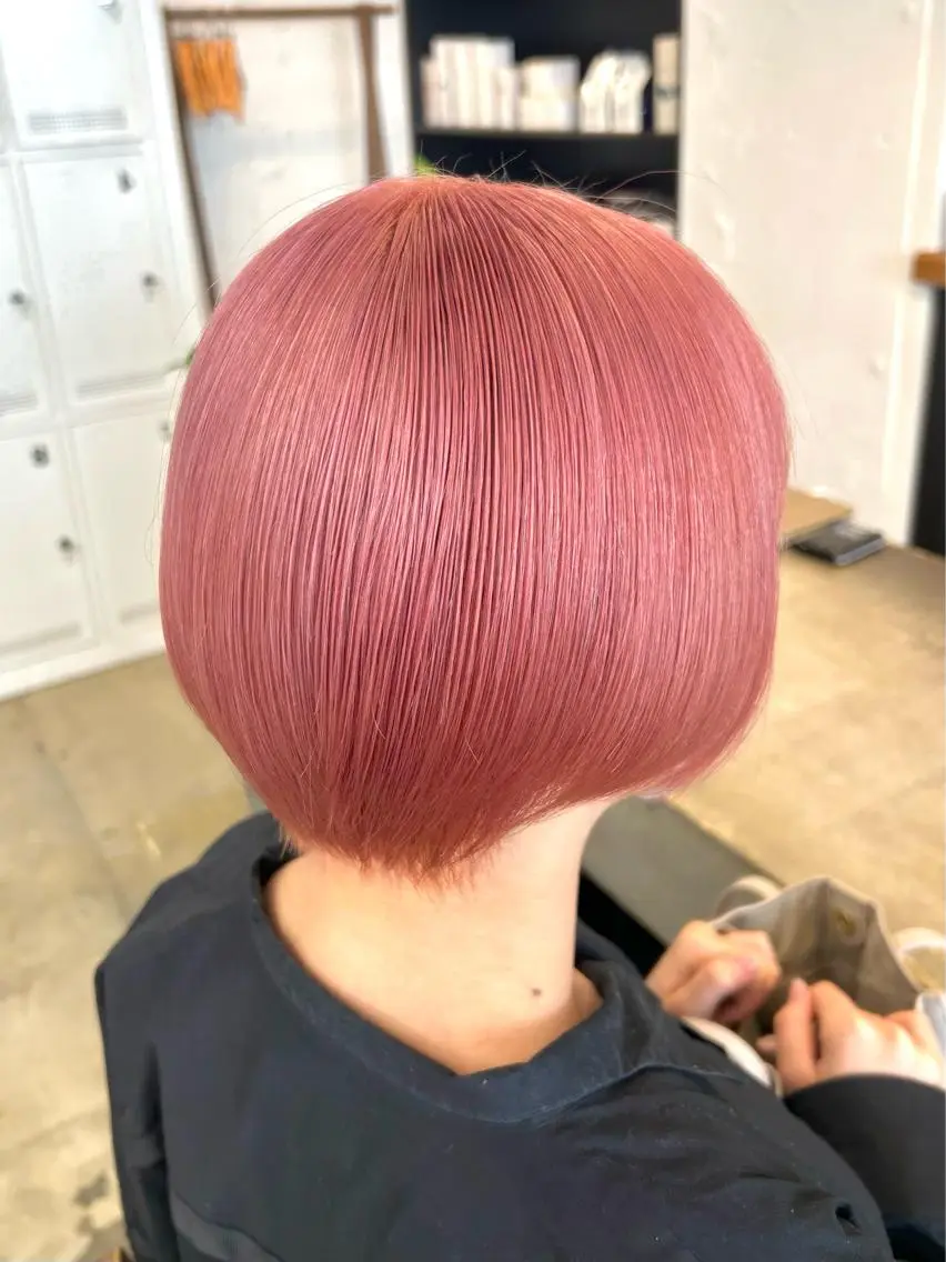 ショート カラー ヘアアレンジ ヘアカラー トリートメント 🎀暖色カラー🎀 ♡yurika♡のヘアスタイル