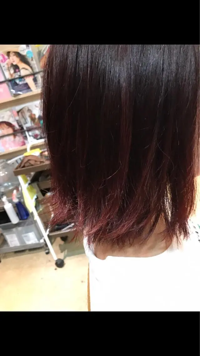 ショート パープルカラー 髪質改善🌟 TAKERUのヘアスタイル