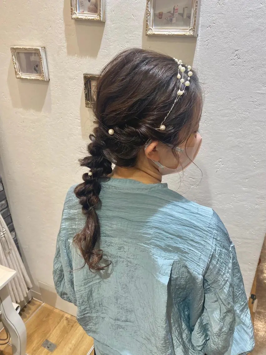 ロング ヘアアレンジ attra昭和町店. momoのヘアスタイル