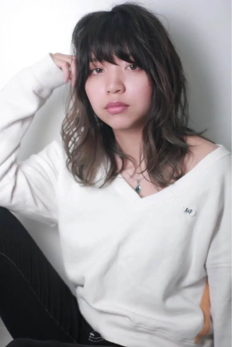 セミロング ヘアカラー ✂︎ショートの匠✂︎ 坂巻 慶輔のヘアスタイル