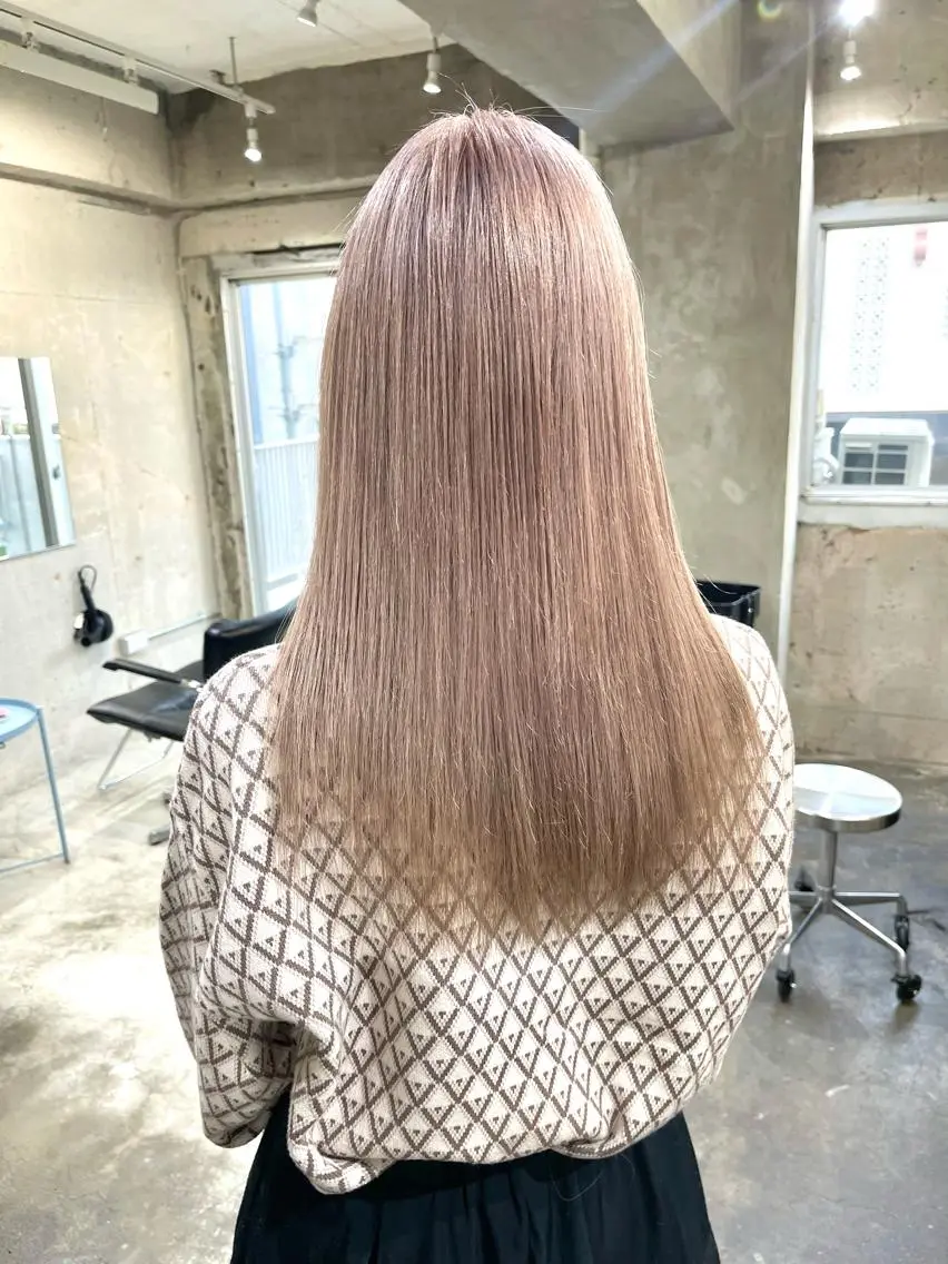 ミディアム カラー ハッシュカット/ハイ トーン/HIROKIのヘアスタイル