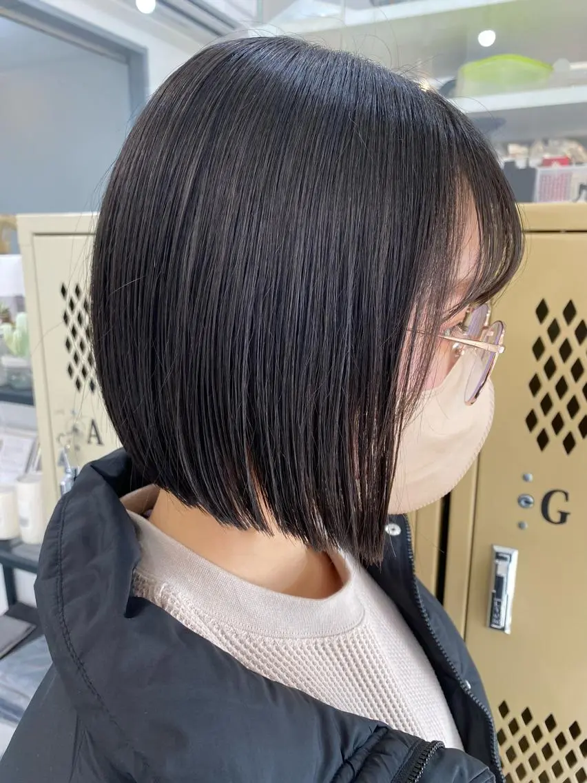 ショート ボブ 学生 カット トリートメント 🌻sunc kiwa🌻のヘアスタイル