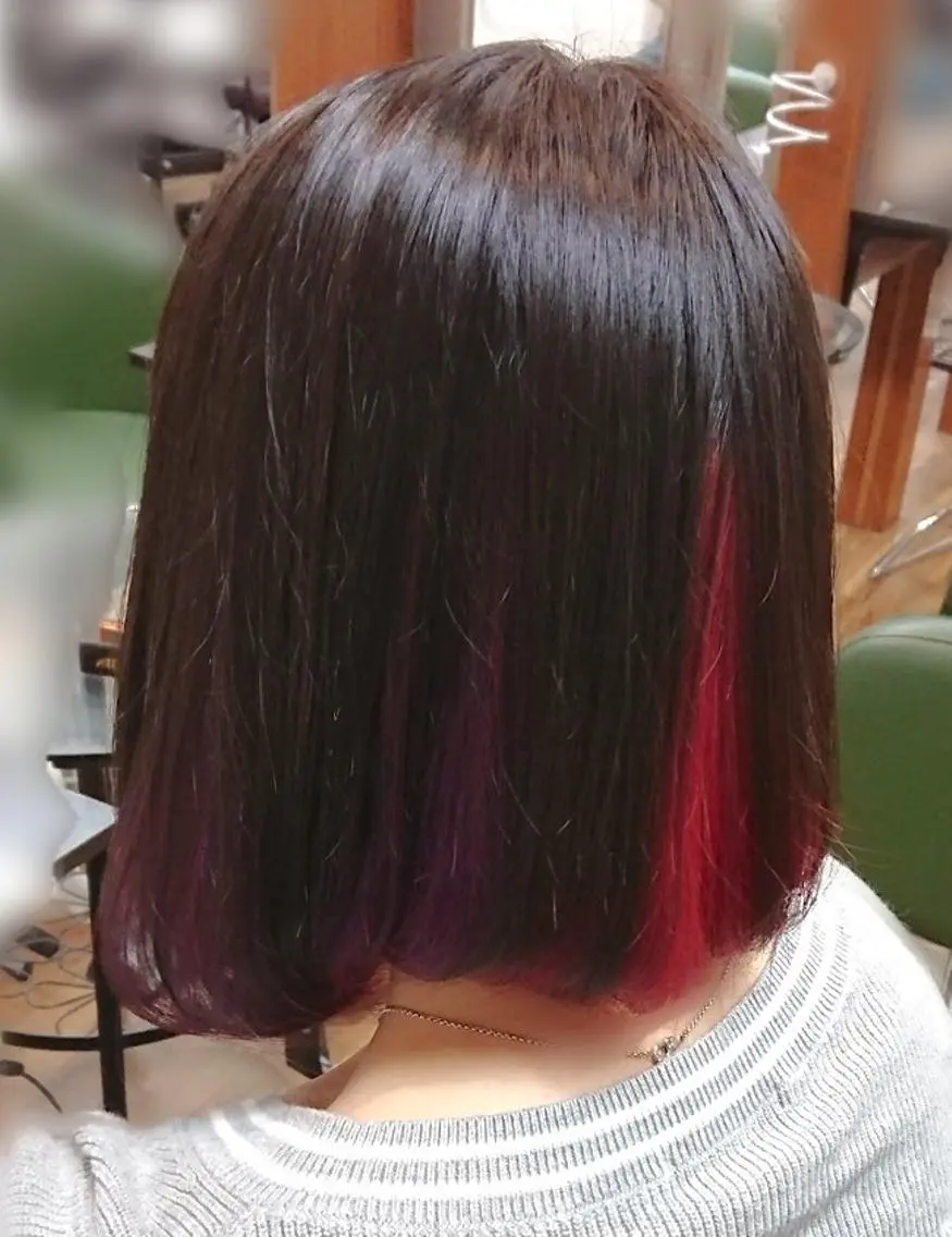 ショート ヘアカラー トリートメント 渡辺 康行のヘアスタイル