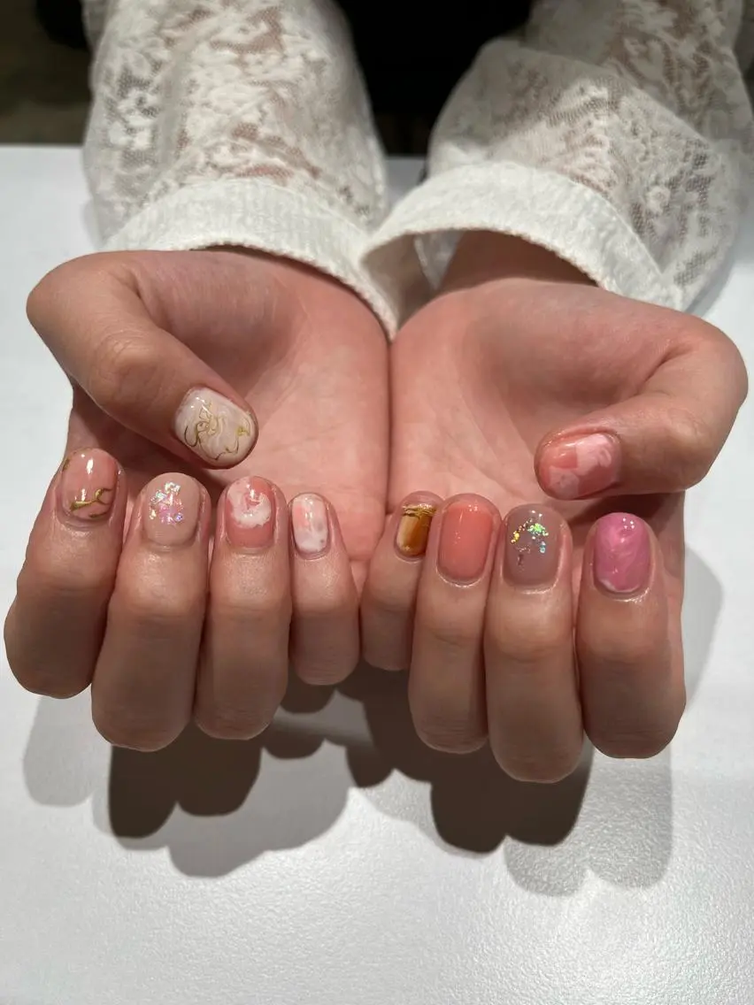 ネイル ハンドネイル ZEST kalon RINAのマツエク・マツパデザイン