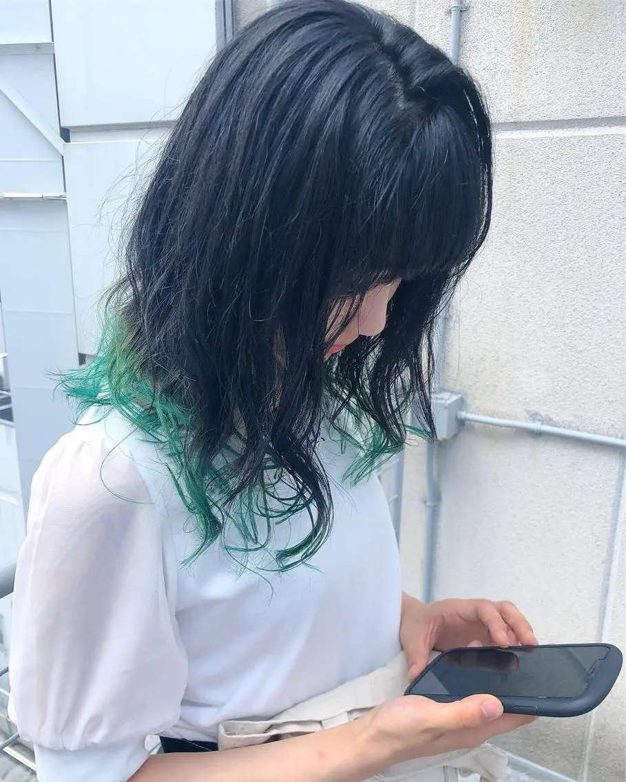 ロング カラー ヘアアレンジ 【池袋/スパイキー ショート】ⓝⓘⓜⓤのヘアスタイル