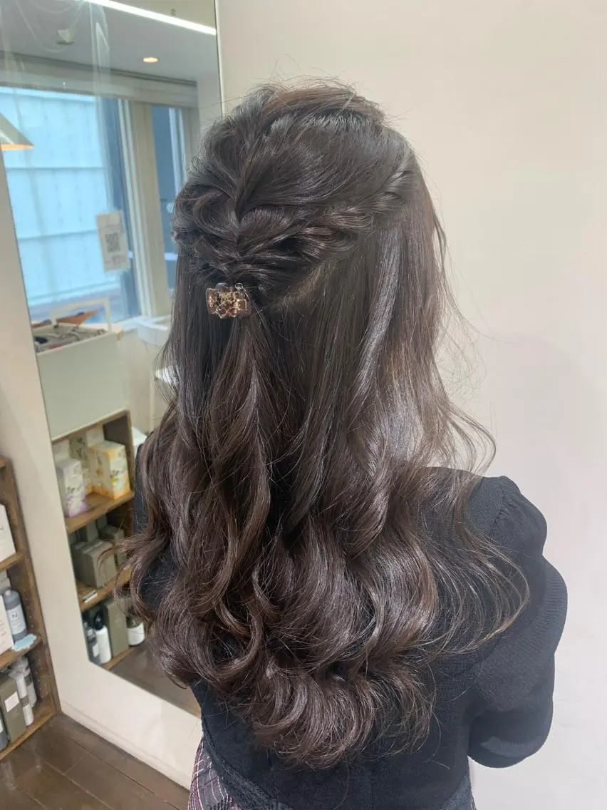 ロング デジタルパーマ🫧 韓国風ヘア🫧サクラのヘアスタイル