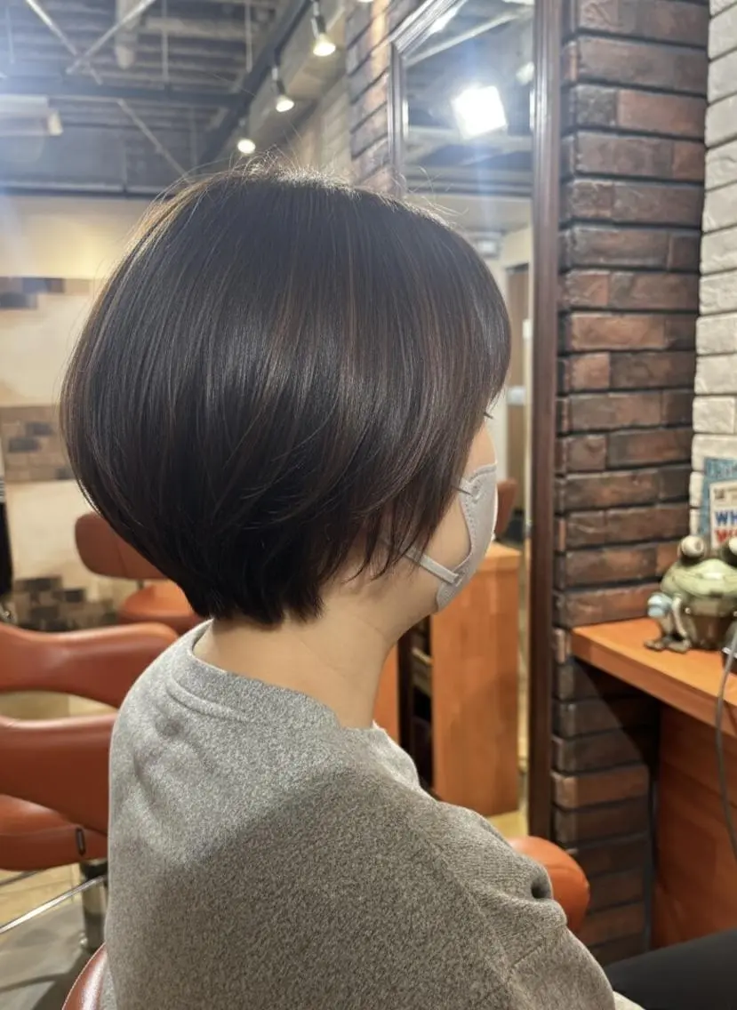 ショート カラー カット トリートメント ヘッドスパ flencia 丸 和博|カットのヘアスタイル