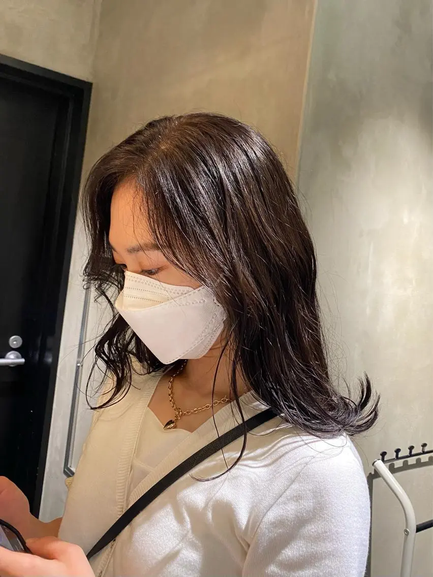 セミロング カラー デザイン/アレンジ ❤︎イシイレイのヘアスタイル