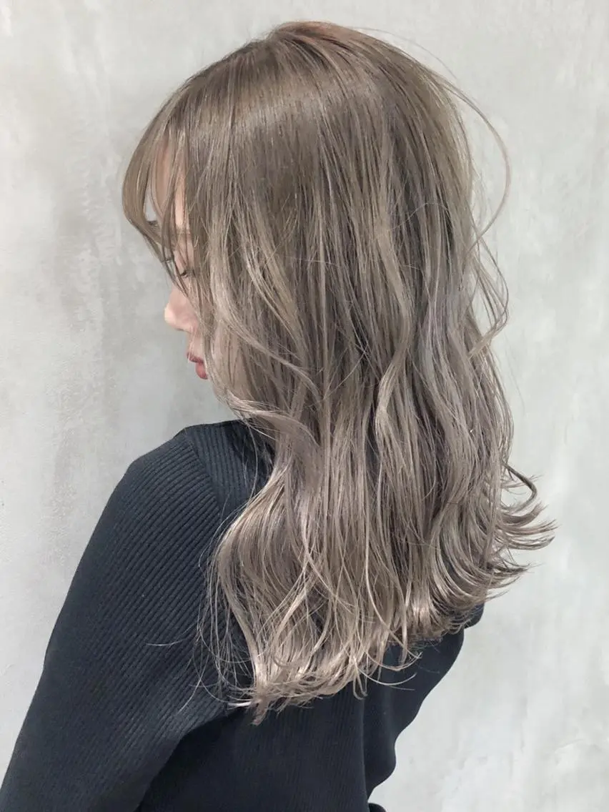 セミロング カラー パーマ ヘアアレンジ ITbyALBUM 浦和店のヘアスタイル