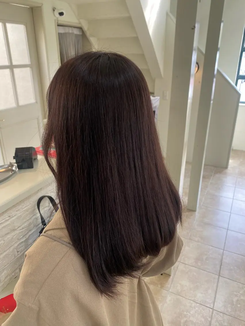ロング カラー 【nui 茨木】 原田美紅のヘアスタイル