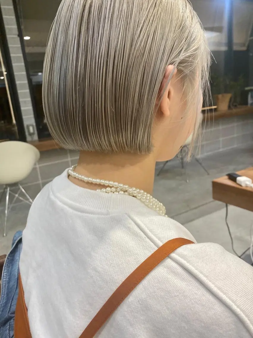 ショート ボブ イシマル ナオヤのヘアスタイル