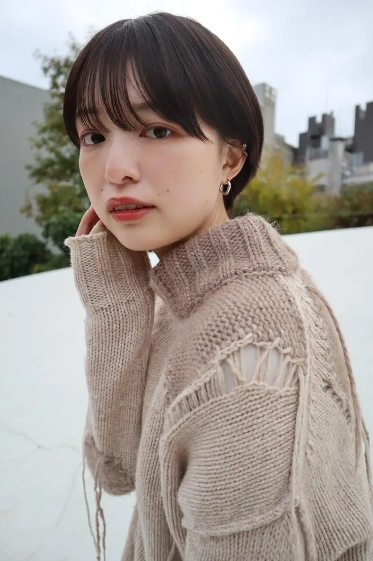 ショート カラー カット ヘアカラー トリートメント アレンヘアー 阪神尼崎店のヘアスタイル