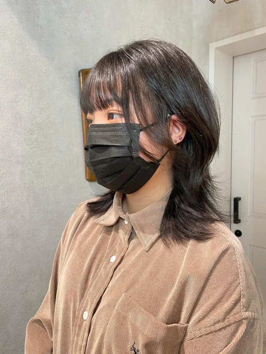ミディアム カラー ヘアカラー ナチュラル透明感🌱 小山美樹子のヘアスタイル