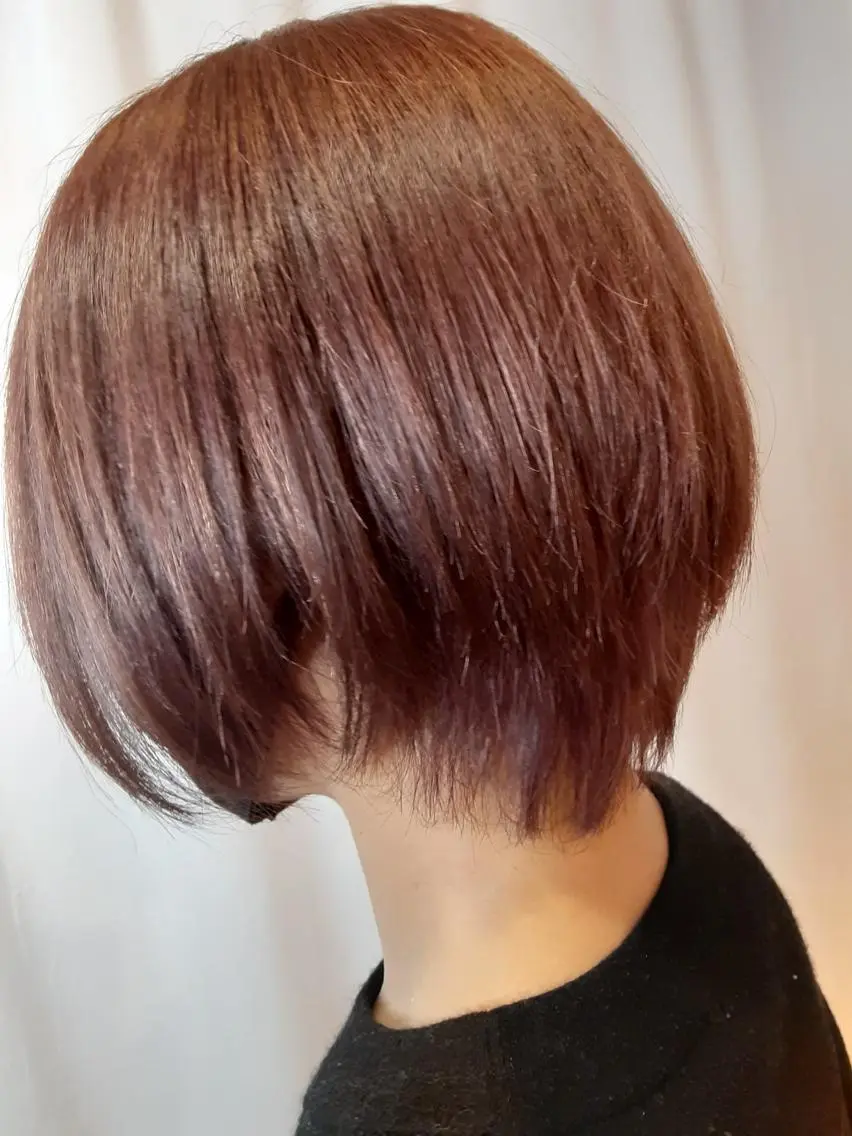 カラー アッシュ ピンクカラー ピンクアッシュ 稲田 全将のヘアスタイル