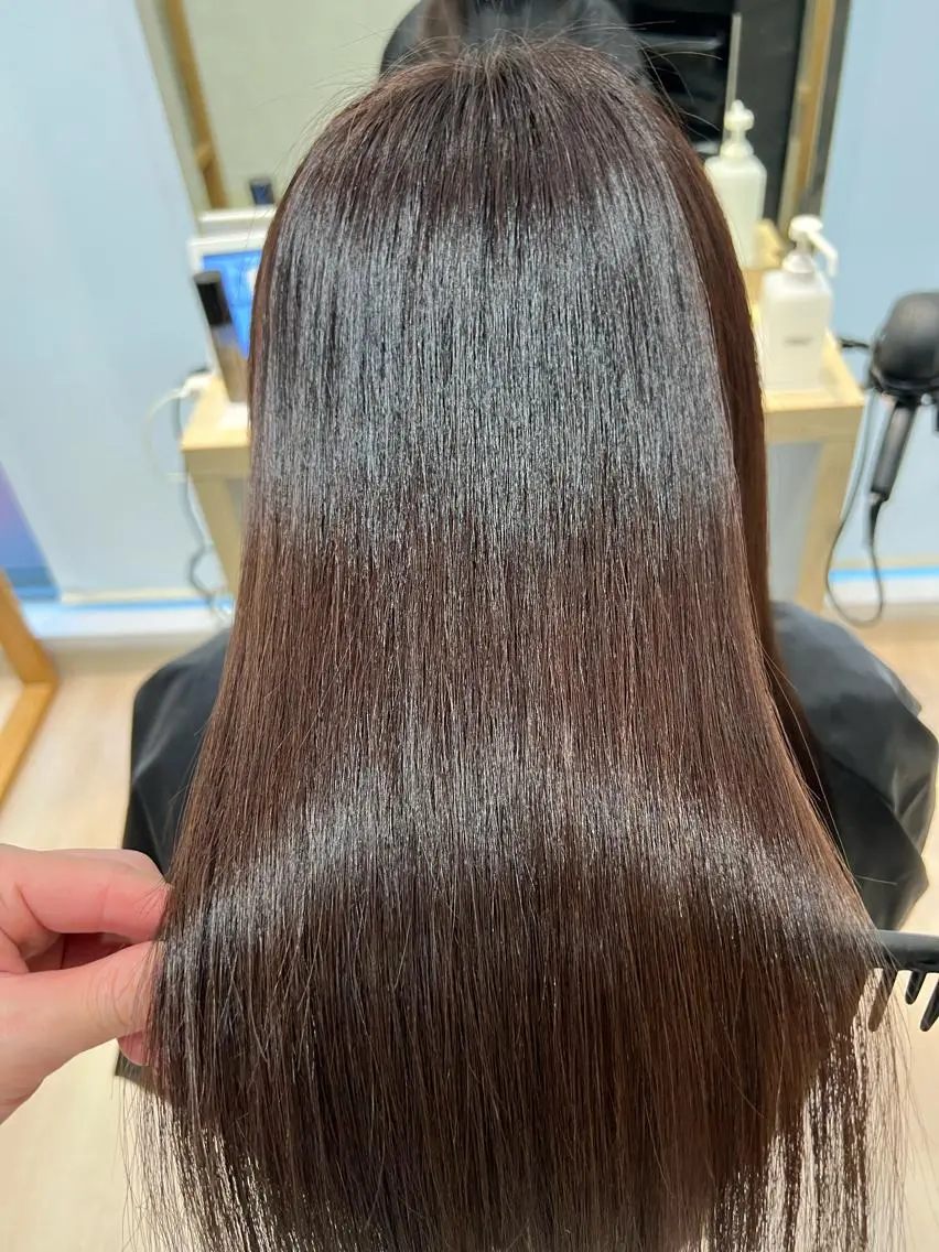 ミディアム カラー トリートメント 外国人対応 佐久間のヘアスタイル
