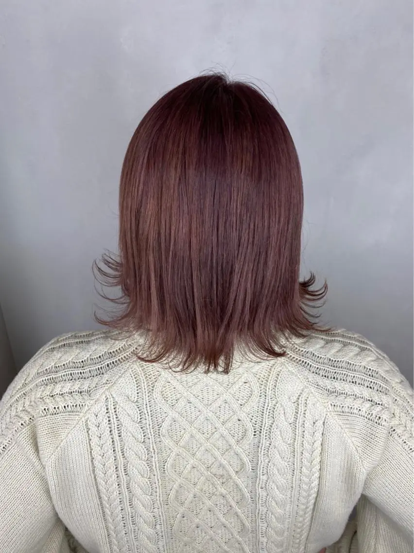 ミディアム カラー ヘアカラー BROCANTE立川 karasawa.nのヘアスタイル
